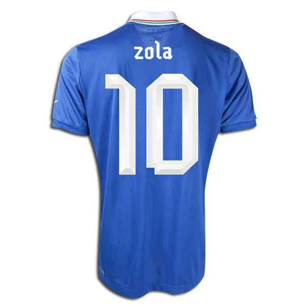 2012-13 Italy Home Shirt (Zola 10)