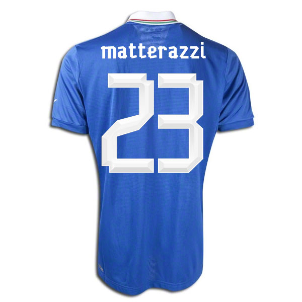 2012-13 Italy Home Shirt (Materazzi 23) - Kids