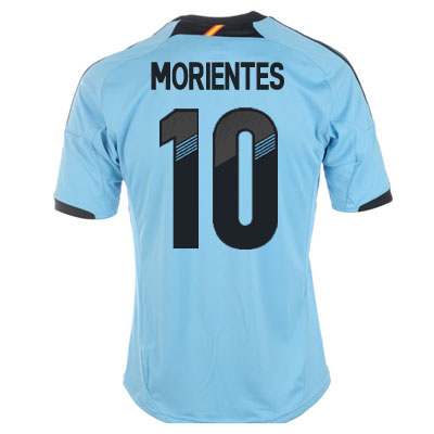 2012-13 Spain Euro 2012 Away (Morientes 10) - Kids