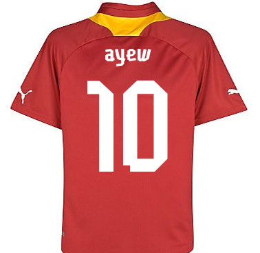2012-13 Ghana Puma Away Shirt (Ayew 10)