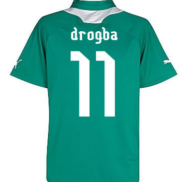 2012-13 Ivory Coast Away Shirt (Drogba 11)