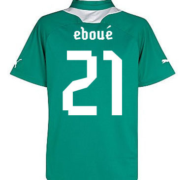 2012-13 Ivory Coast Away Shirt (Eboue 21)