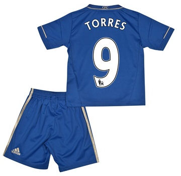 2012-13 Chelsea Home Mini Kit (Torres 9)