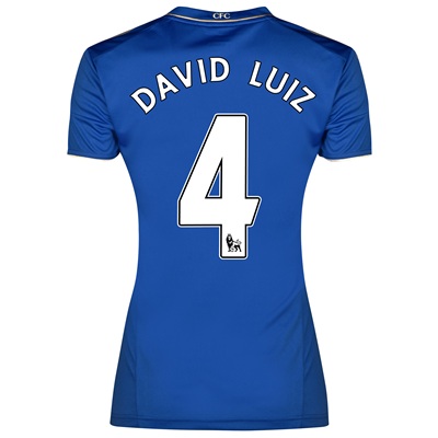 2012-13 Chelsea Womens Home Shirt (David Luiz 4)