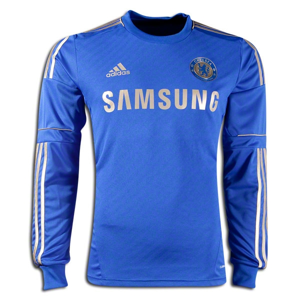 2012-13 Chelsea Long Sleeve Home Shirt (Sturridge 23)