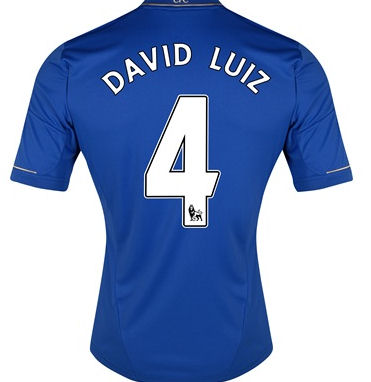2012-13 Chelsea Home Shirt (David Luiz 4) - Kids