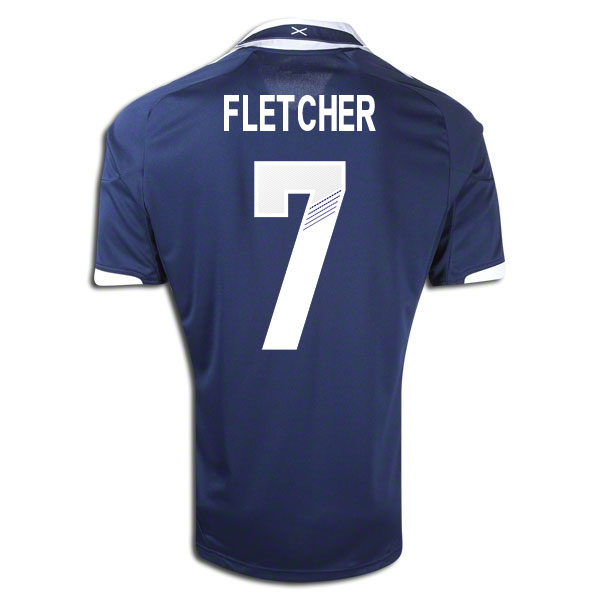 2012-13 Scotland Home Shirt (Fletcher 7)