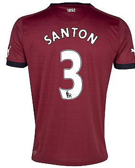 2012-13 Newcastle Puma Away Shirt (Santon 3) - Kids