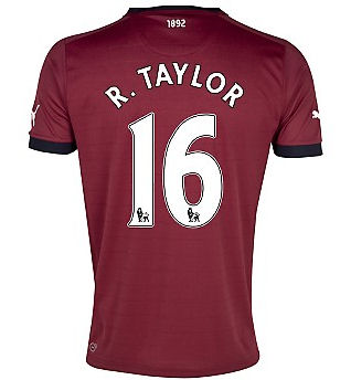 2012-13 Newcastle Puma Away Shirt (R.Taylor 16) - Kids