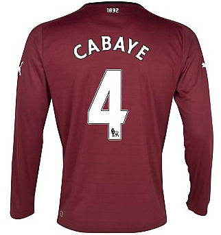 2012-13 Newcastle Long Sleeve Away Shirt (Cabaye 4)