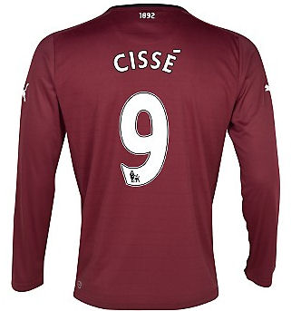 2012-13 Newcastle Long Sleeve Away Shirt (Cisse 9)