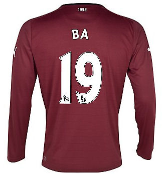 2012-13 Newcastle Long Sleeve Away Shirt (Ba 19)