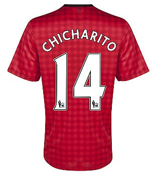 2012-13 Man Utd Nike Home Shirt (Chicharito 14)