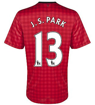 2012-13 Man Utd Nike Home Shirt (J.S.Park 13)