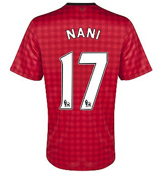 2012-13 Man Utd Nike Home Shirt (Nani 17)