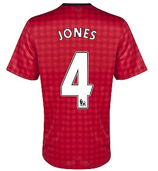 2012-13 Man Utd Nike Home Shirt (Jones 4)