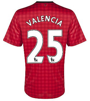 2012-13 Man Utd Nike Home Shirt (Valencia 25)