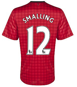 2012-13 Man Utd Nike Home Shirt (Smalling 12) - Kids