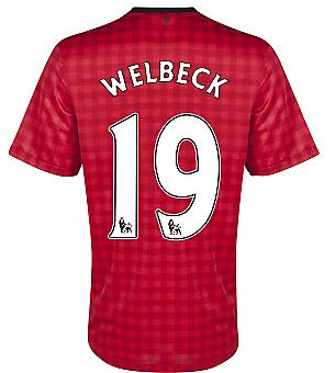 2012-13 Man Utd Nike Home Shirt (Welbeck 19) - Kids