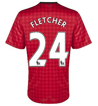 2012-13 Man Utd Nike Home Shirt (Fletcher 24) - Kids