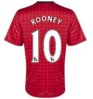2012-13 Man Utd Nike Home Shirt (Rooney 10) - Kids