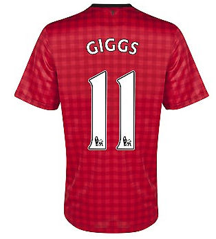 2012-13 Man Utd Nike Home Shirt (Giggs 11) - Kids
