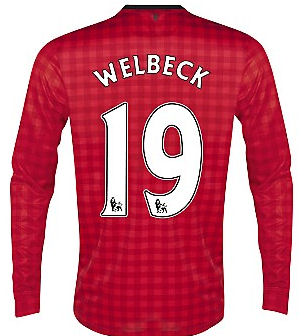 2012-13 Man Utd Nike Long Sleeve Home (Welbeck 19)