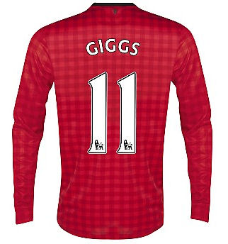 2012-13 Man Utd Nike Long Sleeve Home (Giggs 11)