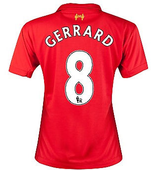 2012-13 Liverpool Womens Home Shirt (Gerrard 8)