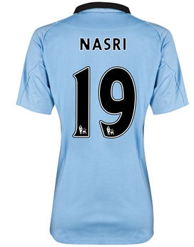 2012-13 Man City Womens Home Shirt (Nasri 19)