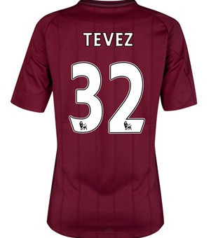 2012-13 Man City Womens Away Shirt (Tevez 32)