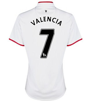 2012-13 Man Utd Womens Away Shirt (Valencia 7)
