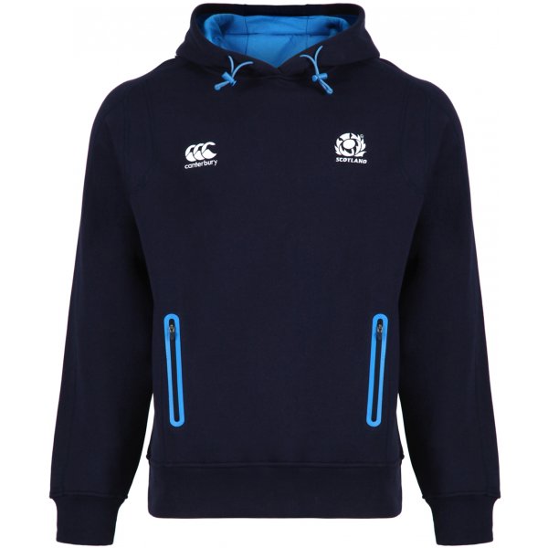 2012-13 Scotland Tech Cotton Hoody (Navy)