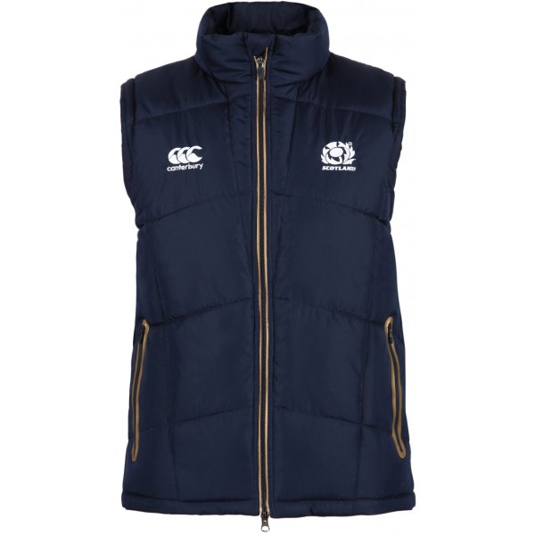 2012-13 Scotland Puffa Gilet Jacket (Navy)