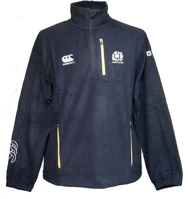 2012-13 Scotland Quarter Zip Microfleece (Navy)