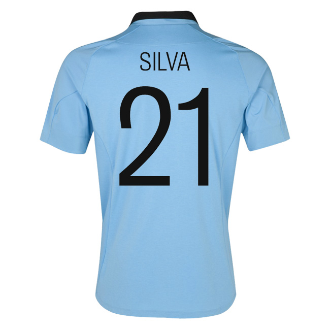2012-13 Man City UCL Home Shirt (Silva 21)