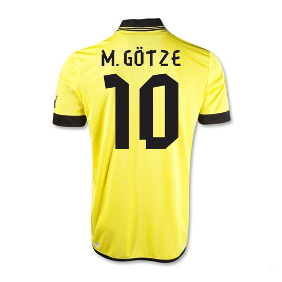 2012-13 Borussia Dortmund Home Shirt (M.Gotze 10)