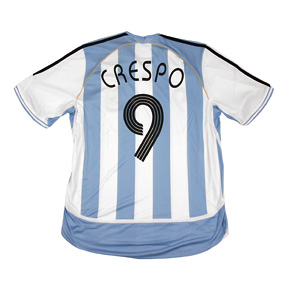 06 07 Argentina home Crespo 9