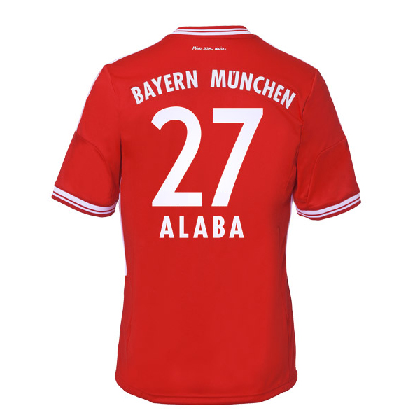 2013-14 Bayern Munich Home Shirt (Alaba 27)
