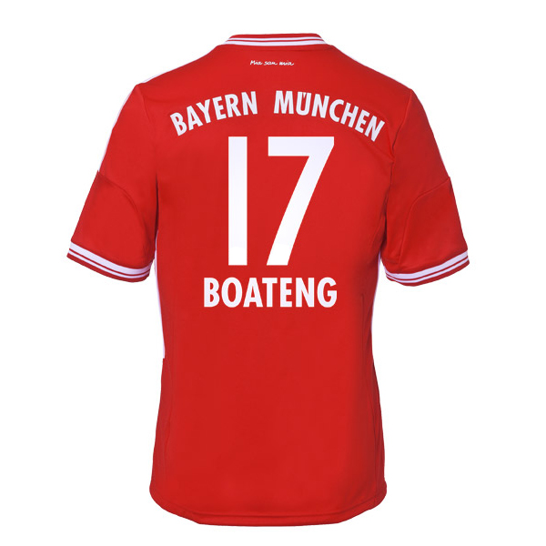 2013-14 Bayern Munich Home Shirt (Boateng 17) - Kids