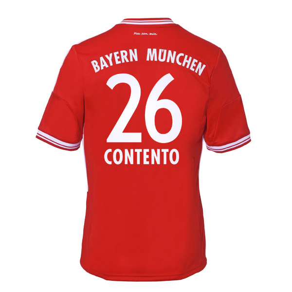 2013-14 Bayern Munich Home Shirt (Contento 26) - Kids
