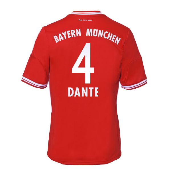 2013-14 Bayern Munich Home Shirt (Dante 4)
