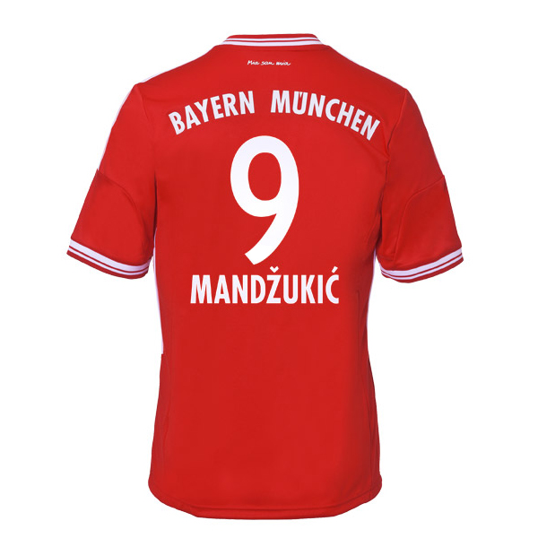 2013-14 Bayern Munich Home Shirt (Mandzukic 9)