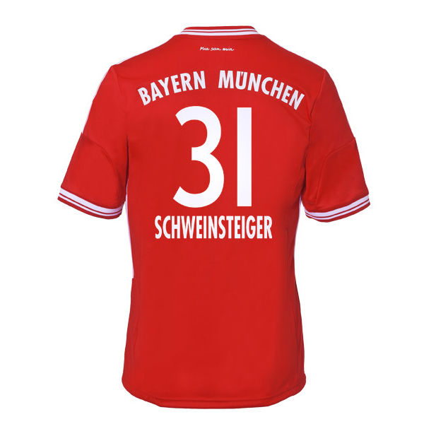 2013-14 Bayern Munich Home Shirt (Schweinsteiger 31)