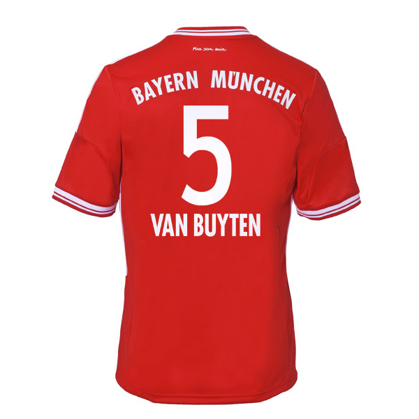 2013-14 Bayern Munich Home Shirt (Van Buyten 5)