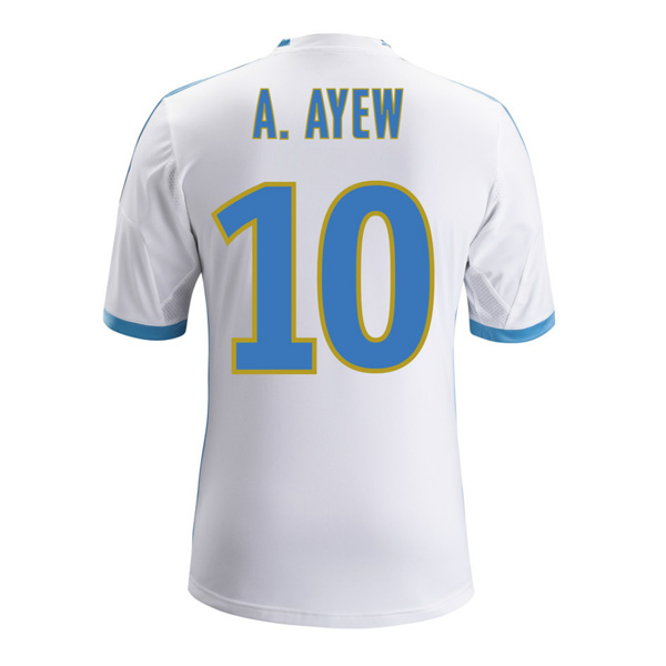 2013-14 Marseille Home Shirt (A. Ayew 10)