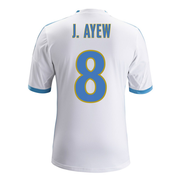 2013-14 Marseille Home Shirt (J. Ayew 8)