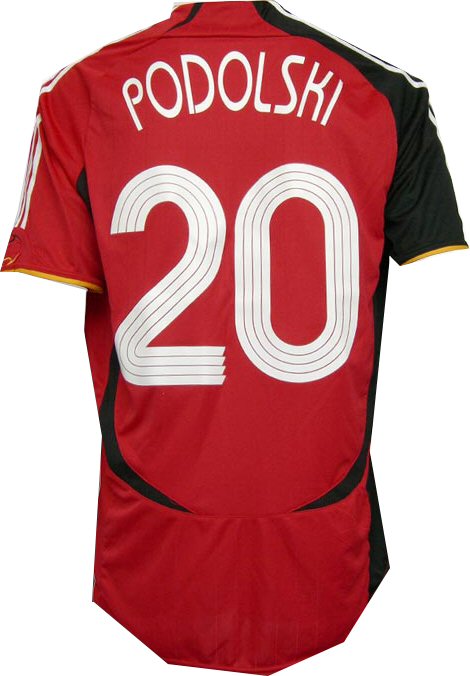 Germany away (Podolski 20) 06/07
