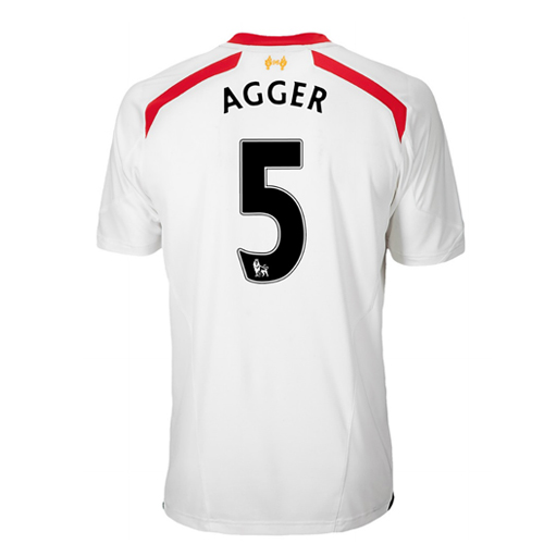 2013-14 Liverpool Away Shirt (Agger 5) - Kids