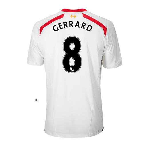 2013-14 Liverpool Away Shirt (Gerrard 8)